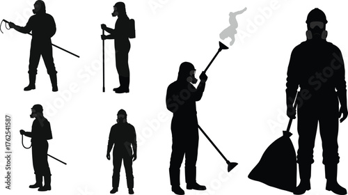 Cabinet assembly illustration, construction worker, power drill, screwdriver use, wall cabinet, safety helmet, carpentry process, furniture installation, repair work, training skills