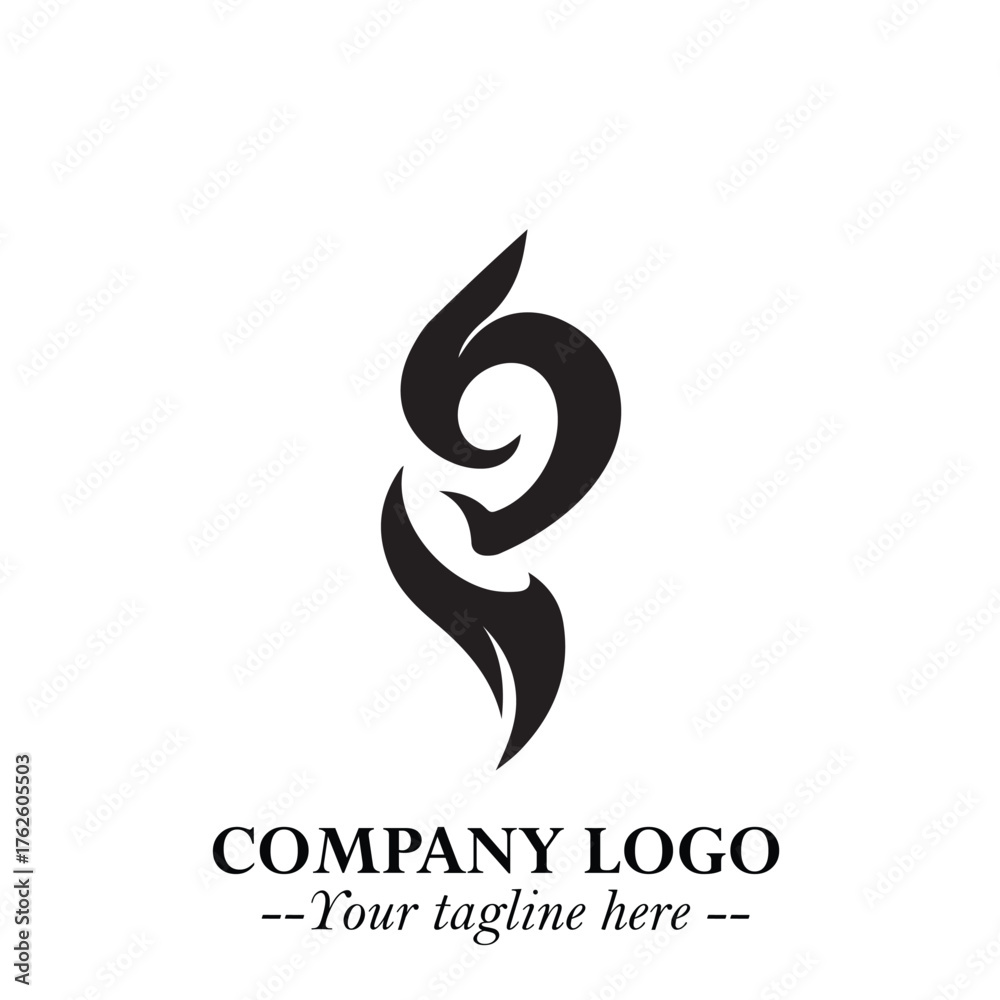 Fototapeta premium Modern Ear Logo Symbol with Minimalist Line Art Style and Elegant Professional Design