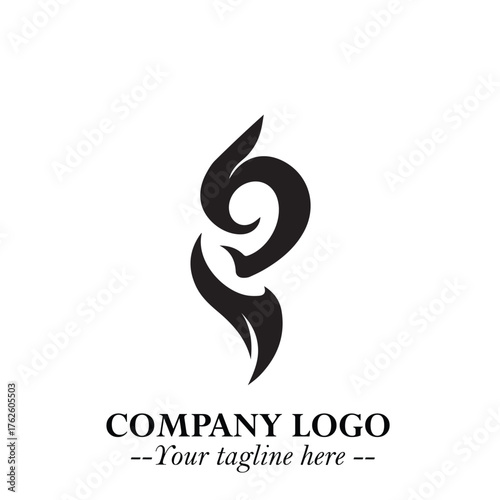Modern Ear Logo Symbol with Minimalist Line Art Style and Elegant Professional Design
