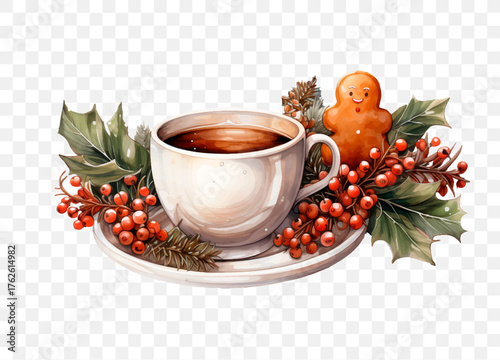 Enjoy a Festive Tea with Gingerbread and Holiday Greens to celebrate the season