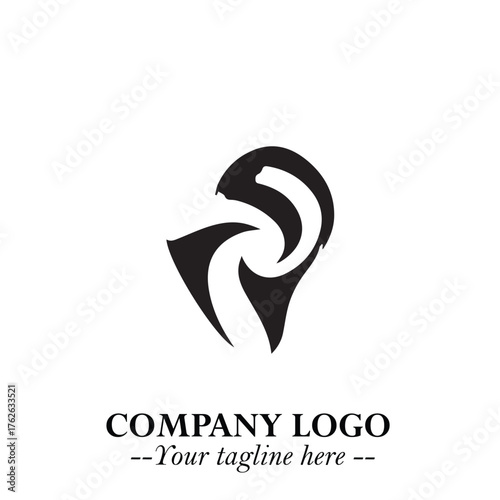 Modern Ear Logo Symbol with Minimalist Line Art Style and Elegant Professional Design
