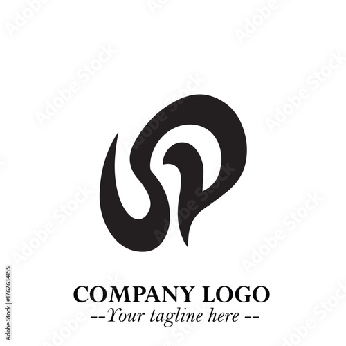Modern Ear Logo Symbol with Minimalist Line Art Style and Elegant Professional Design
