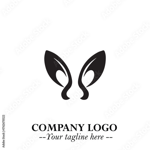 Modern Ear Logo Symbol with Minimalist Line Art Style and Elegant Professional Design
