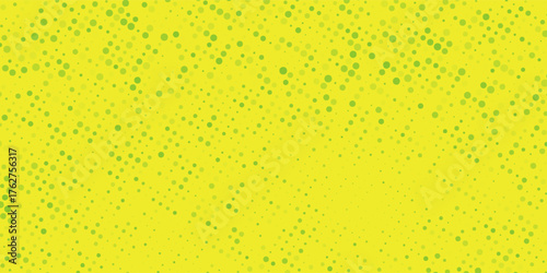 Dots halftone green color pattern gradient texture with technology digital background. Dots pop art comics with nature graphic design