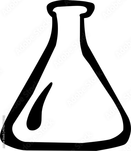 Laboratory Flask for Science and Chemistry Education Icon