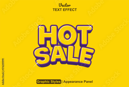 text effect hot sale with 3d style yellow color edited