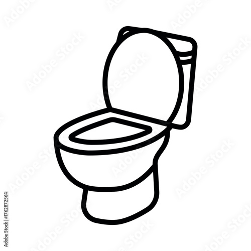 toilet bowl icon vector design template