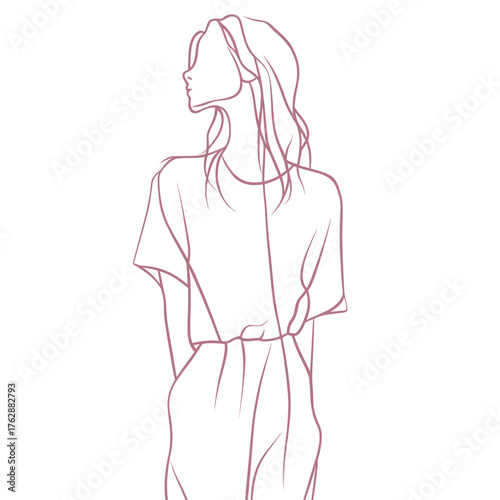 vector concept illustration of fashionforward