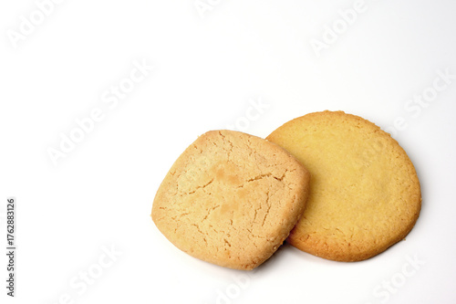 白い背景にクッキー01