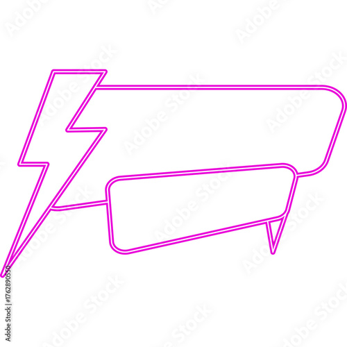 Neon Flash Sale Frame Banner