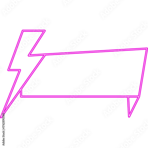 Neon Flash Sale Frame Banner