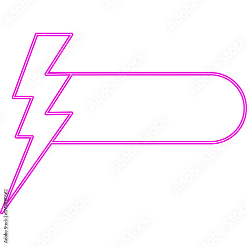 Neon Flash Sale Frame Banner