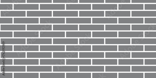 simple grey brick wall pattern for banner poster background.