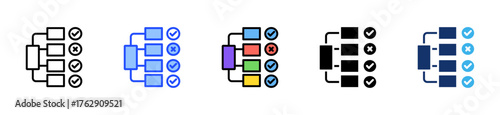 Logical Thinking Icon Collection With Multiple Styles