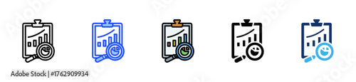 Business Case Analysis Icon Collection With Multiple Styles