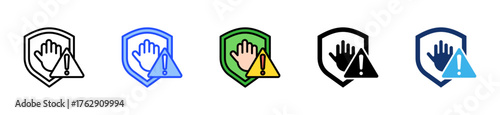 Preventive Actions Icon Collection With Multiple Styles