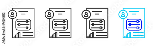 Control Insights icon pack in creative outline vector style for technology life cycle design business strategy digital process and modern development