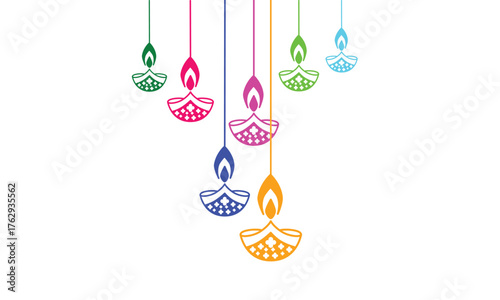 vector illustration of a candlelight