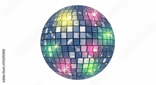 Sparkling Disco Ball A Symbol of Celebration and Nightlife Fun