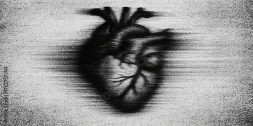 Black and white hand-painted illustration of an ancient woman's head sculpture