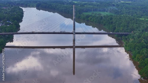 Traffic crossing the Macapagal Bridge on the Butuan Bypass Road