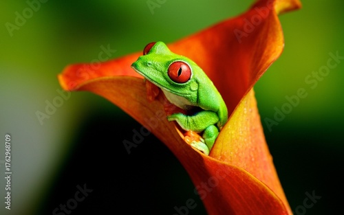 Rana de ojos rojos