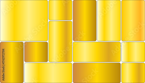 Abstract pattern of golden bamboo stalks in a grid arrangement