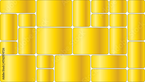 Abstract golden geometric pattern with metallic sheen and gradient effect