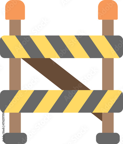 Yellow warning sign with arrow upward