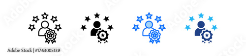 Ambassador Icon Set Multiple Style Collection