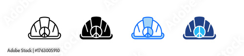 Un Peacekeepers Icon Set Multiple Style Collection