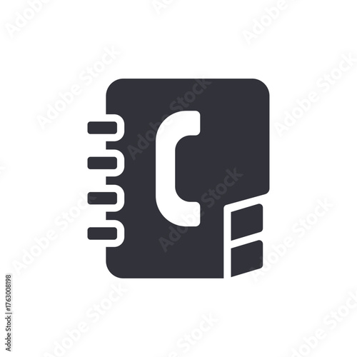 Contact Directory Icon Symbol Address Book Design Element