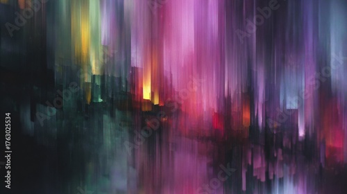 Abstract Vertical Streaks