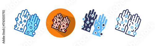 Allergy Response multistyle icon