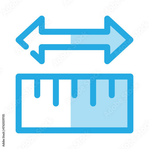 Ruler icon design template
