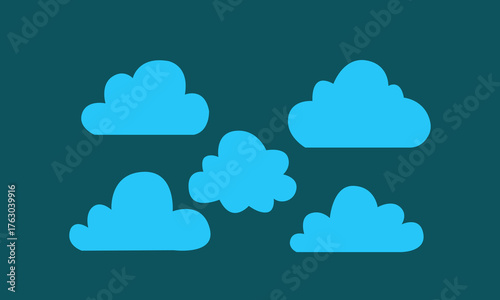 cloud computing concept vector