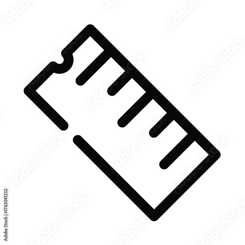 Ruler icon design template