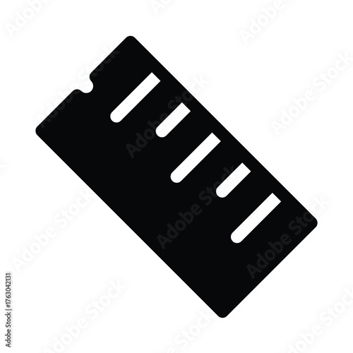 Ruler icon design template