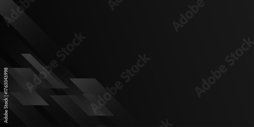 Abstract black and gray gradient overlay texture shiny line background. layered in modern abstract pattern design Space design concept Suit for business, corporate, institution presentation. vector.	