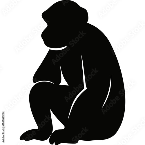 monkey silhouette