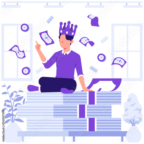 wealthy people who have a lot of money