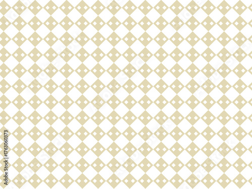 Subtle beige diamond lattice pattern on white, perfect for wallpaper, textiles, stationery, web backgrounds, packaging, gift wrap, branding, interior decor, home accents.
