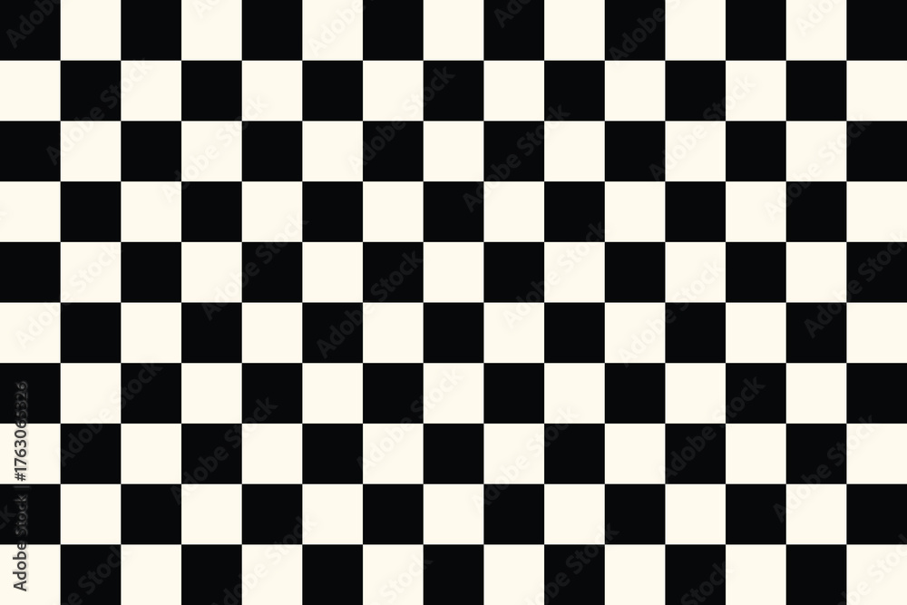 Fototapeta premium Modern flat design chess board pattern with geometric squares