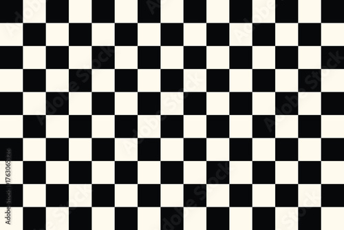 Modern flat design chess board pattern with geometric squares