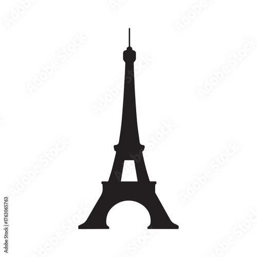 Heritage Eiffel Tower Logo Celebrating French Cultural and Artistic Pride