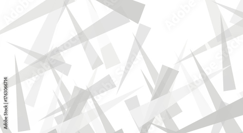 Abstract background with white paper texture design Modern, geometric design with Seamless abstract tecnology line triangle shape design.