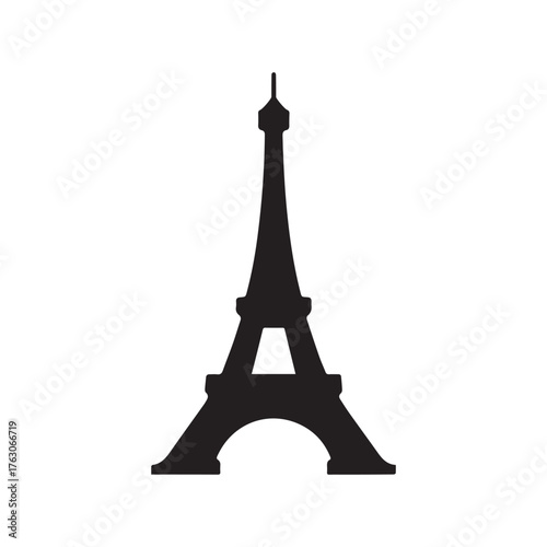 Symbolic Eiffel Tower Logo Reflecting Unity, Pride, and French Culture