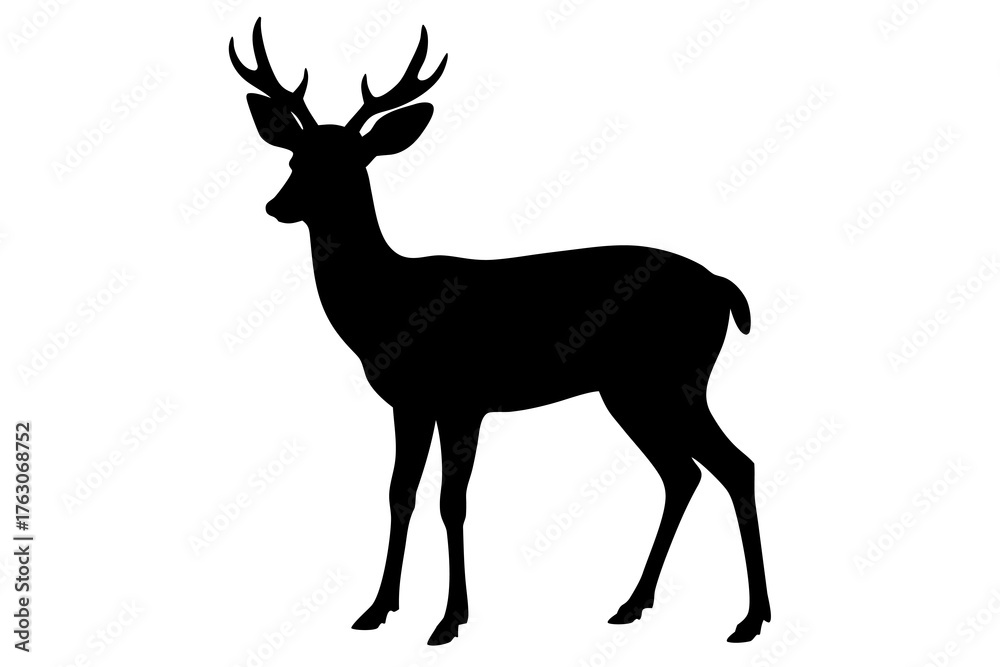 Obraz premium deer vector illustration