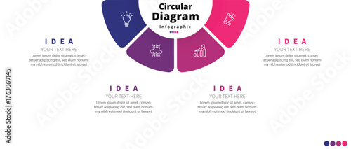 Modern Infographic Chart Design Template