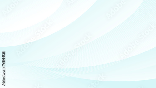Minimalist Light Blue and White Wave Background